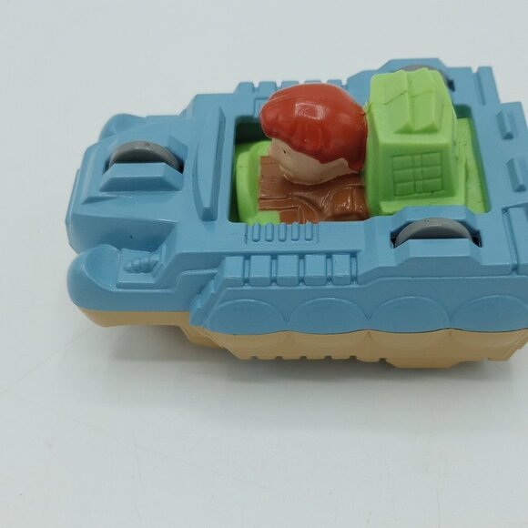 Vintage 1990 Duke Nukem Captain Planet Flip Car Burger King Meal Toy - Picture 3 of 9